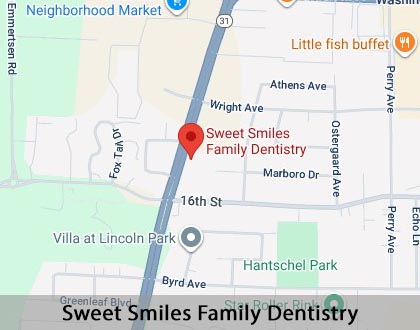 Map image for Dental Implants in Mt Pleasant, WI